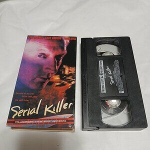 Serial Killer VHS 1996 Promo Screener Kim Delaney Gary Hudson Tobin Bell Horror